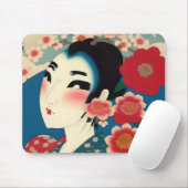 Japanische Girl-Maus Mousepad (Mit Mouse)