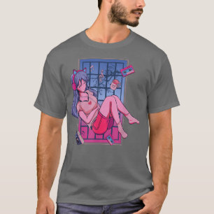 Japanische Girl Music Anime Manga Grafik Japan T-Shirt