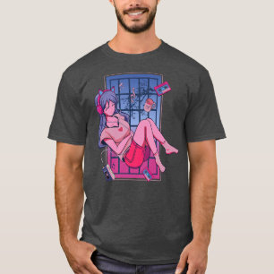 Japanische Girl Music Anime Manga Grafik Japan T-Shirt