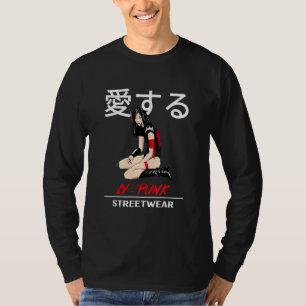 Japanische Girl Warrior Cyber Punk Streetwear T-Shirt