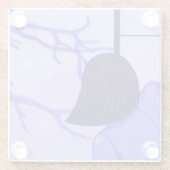 Japanische Girl Winter Classy Glass Untersetzer (Rückseite)