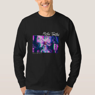 Japanische Glitch Cyberpunk Tokyo Streetwear Aesth T-Shirt