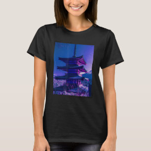 Japanische Glitch Cyberpunk Tokyo Streetwear Aesth T-Shirt
