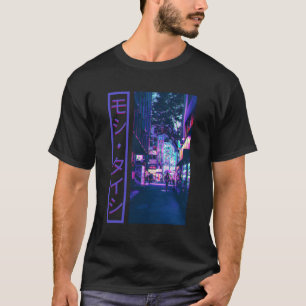 Japanische Glitch Cyberpunk Tokyo Streetwear Aesth T-Shirt