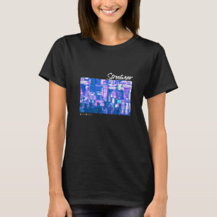 Japanische Glitch Cyberpunk Tokyo Streetwear Aesth T-Shirt