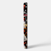 Japanische glückliche Katzen und Koi-Karpfen-Muste Case-Mate iPhone Hülle (Rückseite / Links)