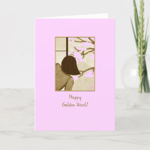 Japanische Golden Week Englisch Karte