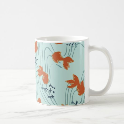 Japanische Goldfish Chiyogami Tasse (Rechts)