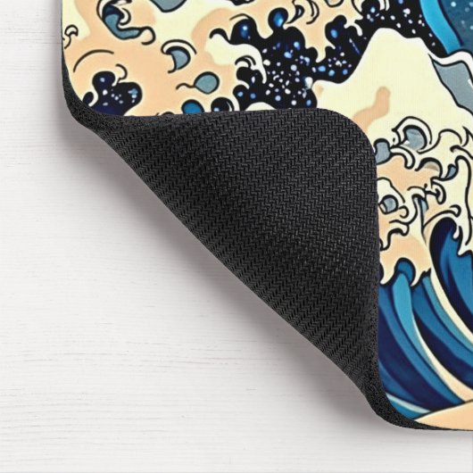 Japanische Große Welle Mousepad (Ecke)