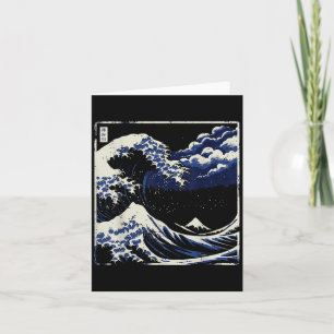 Japanische Große Welle vor Kanagawa Ukiyo-e-Kunst  Karte