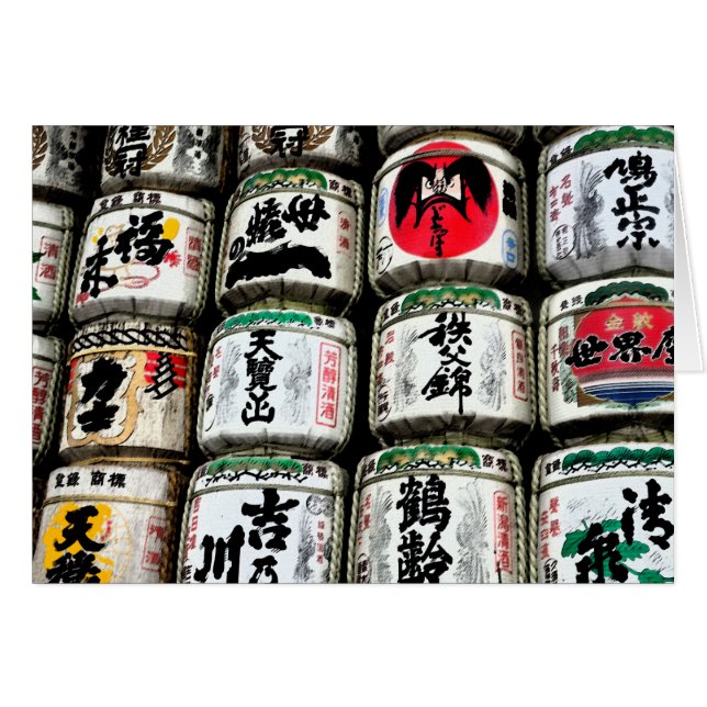 Japanische Grund-Fässer (Vorderseite (Horizontal))