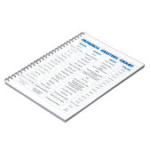 Japanische Gruß-Diagramm-Anmerkung Notizblock (Linke Seite)