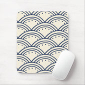 Japanische Half Circles traditionell Hill Mousepad (Mit Mouse)