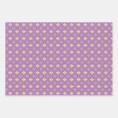 Japanische Hanabishi-Blume-Muster Geschenkpapier Set (Vorderseite 3)