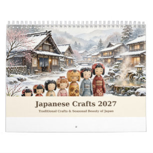Japanische Handwerkskunst 2027 Wandkalender