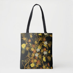 Japanische Herbstblätter Antique Botanical Tasche