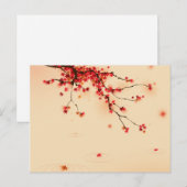 Japanische Herbstkunst Postkarte (Vorne/Hinten)