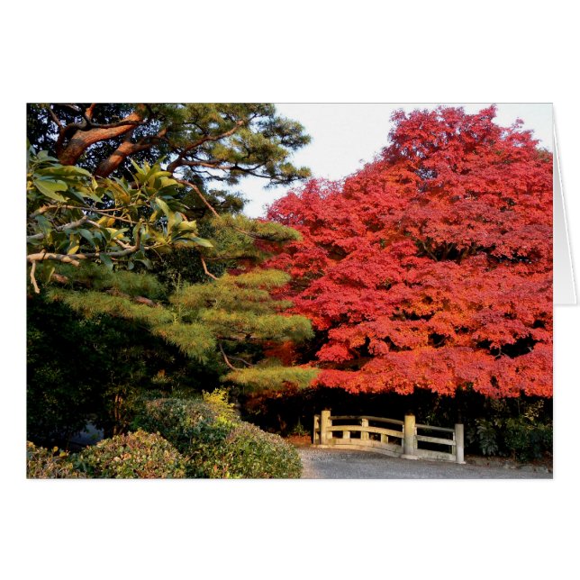 Japanische Herbstszene (Vorderseite (Horizontal))