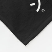 Japanische Hiragana- u. Katakanatabelle Fleecedecke (Ecke)