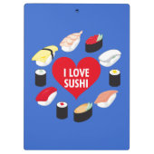 Japanische Hiragana- u. Katakanatabelle (Sushi) Klemmbrett (Rückseite)