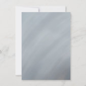 Japanische Hochzeit der Wasserfarbe Einladung (Rückseite)