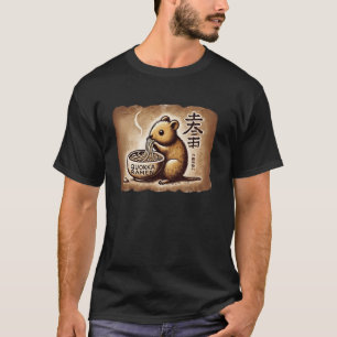 Japanische Höhlenkunst Noodles Lover Wildlife Nied T-Shirt