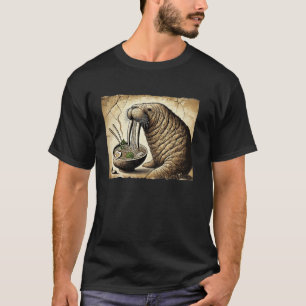 Japanische Höhlenkunst Nudelliebhaber Wildlife Wal T-Shirt