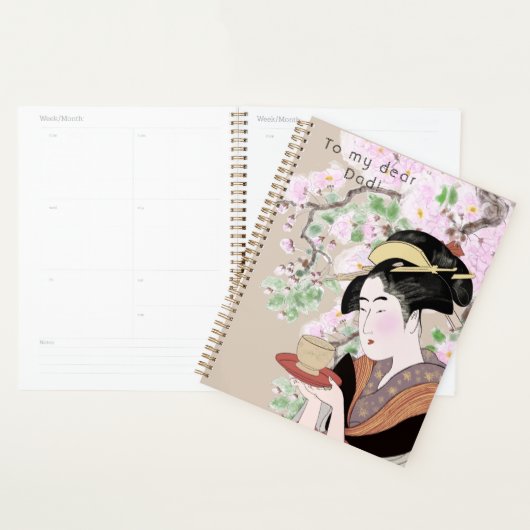 Japanische Holzfällerin mit Teeportrait Planer (Anzeige)