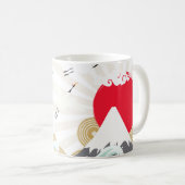 japanische Illustration Kaffeetasse (VorderseiteRechts)