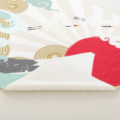 japanische Illustration Sherpadecke (3/4)