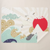 japanische Illustration Sherpadecke (Vorderseite (Horizontal))
