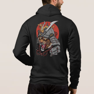 Japanische Illustrationskunst Samurai Hoodie