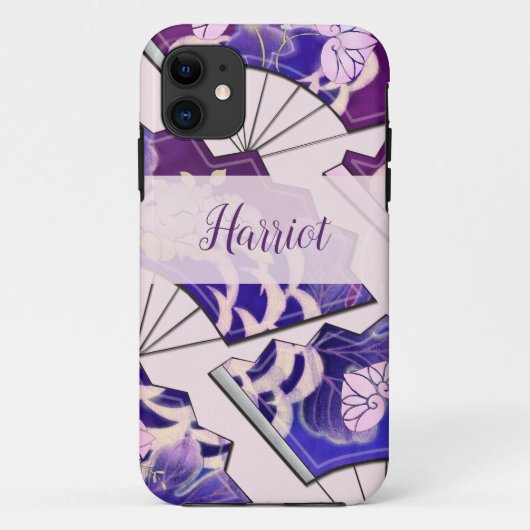 Japanische INDIVIDUELLE NAME für traditionelle Fan Case-Mate iPhone Hülle (Rückseite)