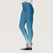 Japanische Indizierung Dye Blue Gradation Leggings (Links)