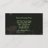 Japanische Innenarchitektin Visitenkarte (Rückseite)