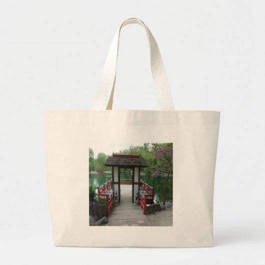 Japanische Inspiration Jumbo Stoffbeutel (Vorne)