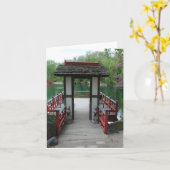 Japanische Inspiration Karte (Gelbe Blume)