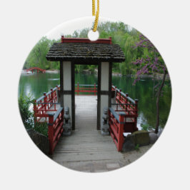 Japanische Inspiration Keramikornament