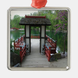 Japanische Inspiration Ornament Aus Metall