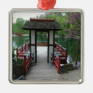 Japanische Inspiration Ornament Aus Metall