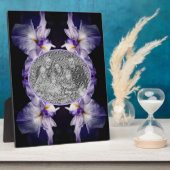 Japanische Iris-Blume Erstellen Sie Ihr eigenes Fo Fotoplatte (Seite)