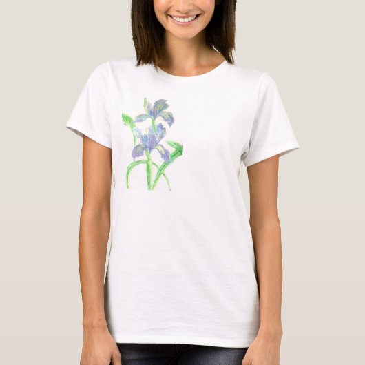 Japanische Iris T-Shirt (Vorderseite)