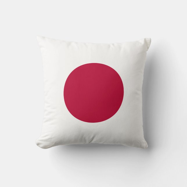 Japanische (japanische) Flagge Kissen (Vorderseite)