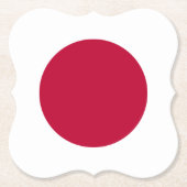 Japanische (japanische) Flagge Untersetzer (Vorderseite)