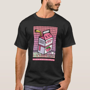 Japanische Juice Milk Ästhetik Vaporwave Haraju T-Shirt