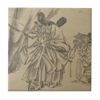 Japanische Kaiserin circa 1800s Fliese