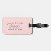 Japanische Kaliko-Katzen-Illustration | addieren Gepäckanhänger (Rückseite horizontal)