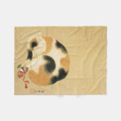 Japanische Kalikokatze, Hanabusa Itchō Fleecedecke (Vorderseite (Horizontal))