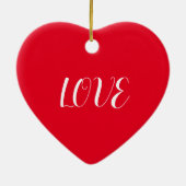 Japanische Kalligraphie von Kanji Liebe Ceram Keramik Ornament (Hinten)