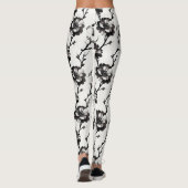 Japanische Kamelien Leggings (Rückseite)
